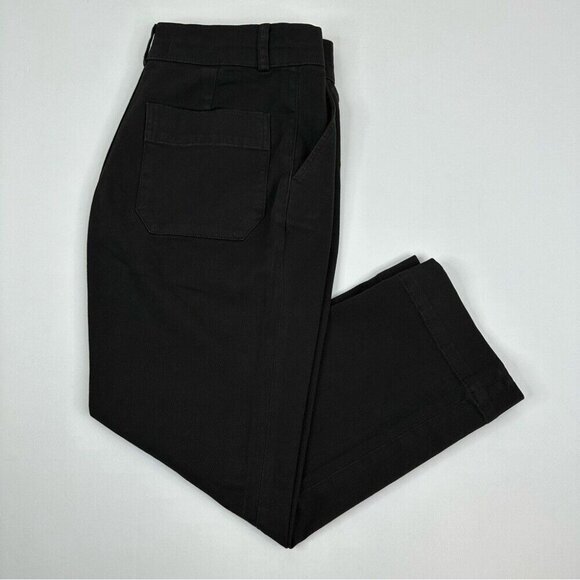 Everlane‎ Women’s NWT Black The Organic Straight-Leg Minimalist Pant 6/W29/L26 - Picture 2 of 12